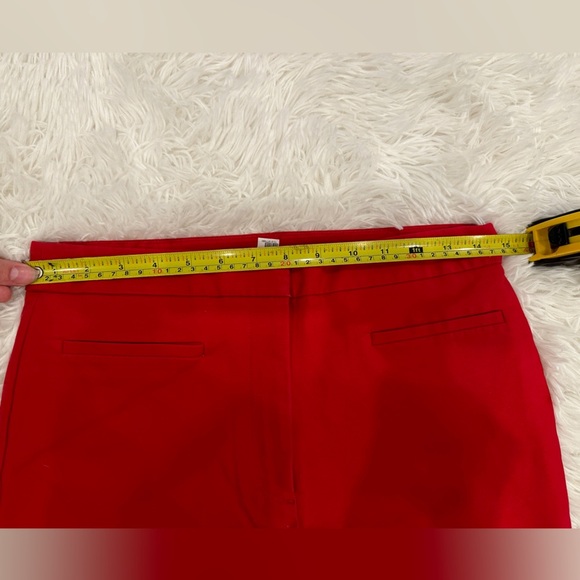 Club Monaco Red Satin Look Pants Size 6 - Picture 6 of 8